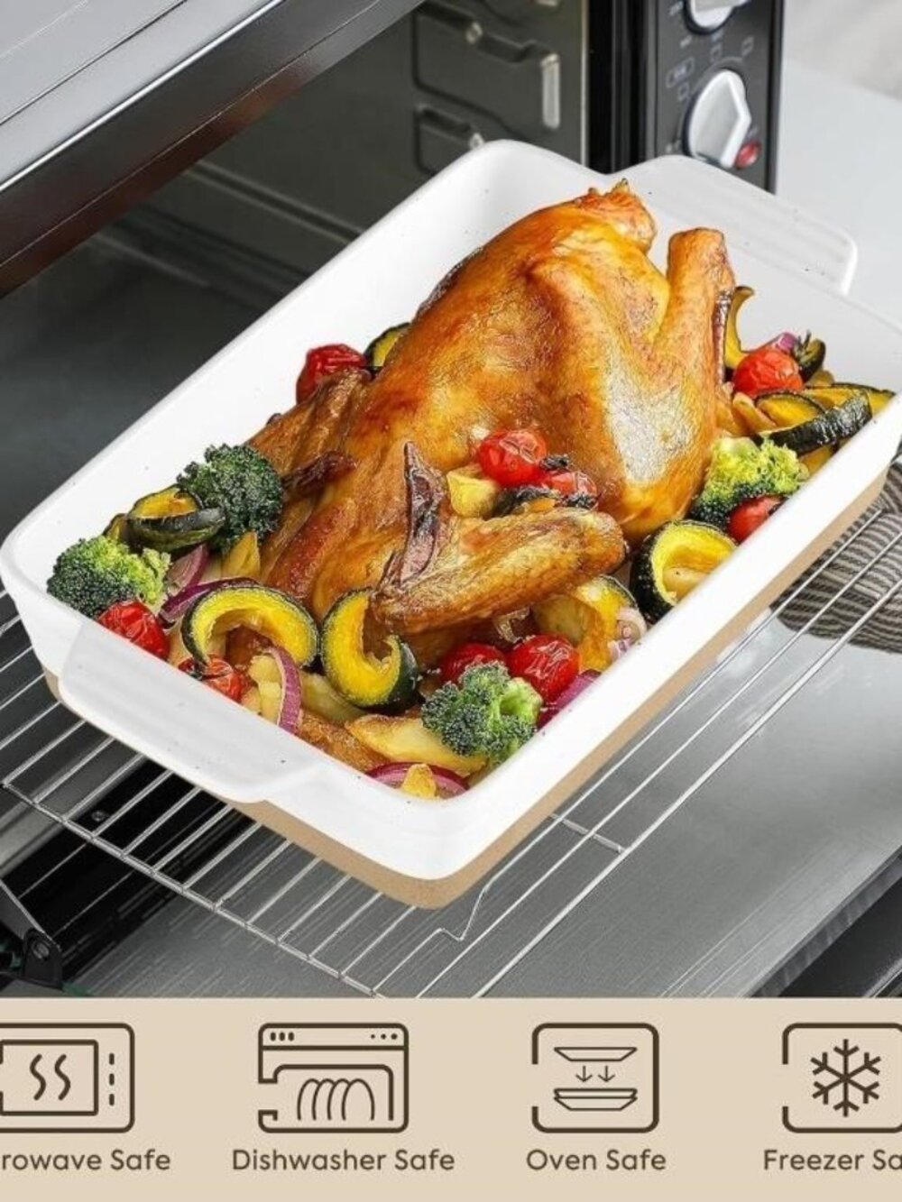 Ceramic Baking Dish set - rectangular bakeware - Picture 6 of 6